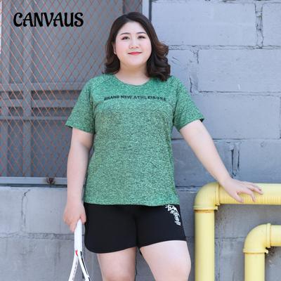 Nouveau T-shirt d'été grande taille pour femmes, mode sportive à séchage rapide