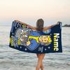 1pc NUKA-BOMBS Fallout Beach Towel with Custom Name, Beach/Swimming/Bath/Picnic/Camping Towel, Suitable for Seaside Beaches