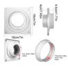 Dryer Vent Adapter Dryer Duct Wall Plate Hose Extension Connector Vent Adapter Quick Connect & Disconnect Dryer hose coupling