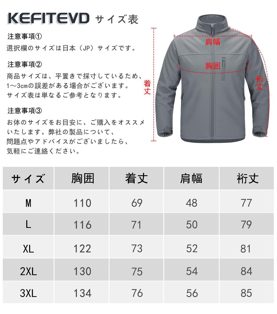 KEFITEVD Size 3XL Men's Water-Repellent, Windproof, Military, Tactical, Fishing, Workwear, Hiking, Breathable, Fleece-Lined Jacket, Green,