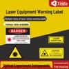 Warnschild Lasermarkierung - Einzelne Etiketten verfügbar