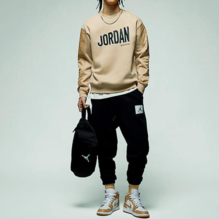 Jordan Flight MVP Sweatshirt Men's Desert Yellow DV7589-277