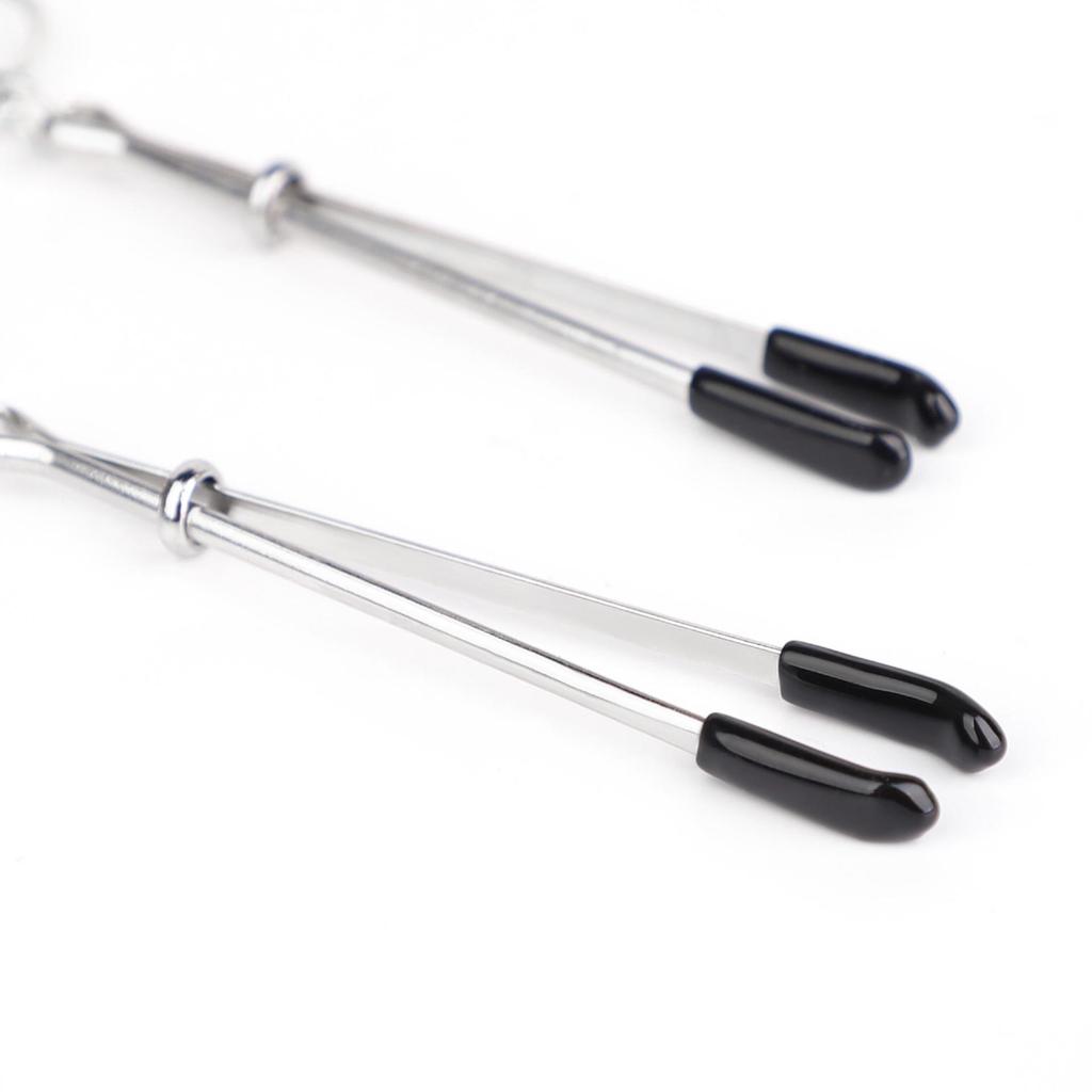 Adjustable Nipple and Clitoral Clamps with Bells – Adult Sensory Toys
