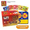 [24GAME] 24 spellen : Enkel Cijfer / Vermenigvuldigen Delen, Bordspel
