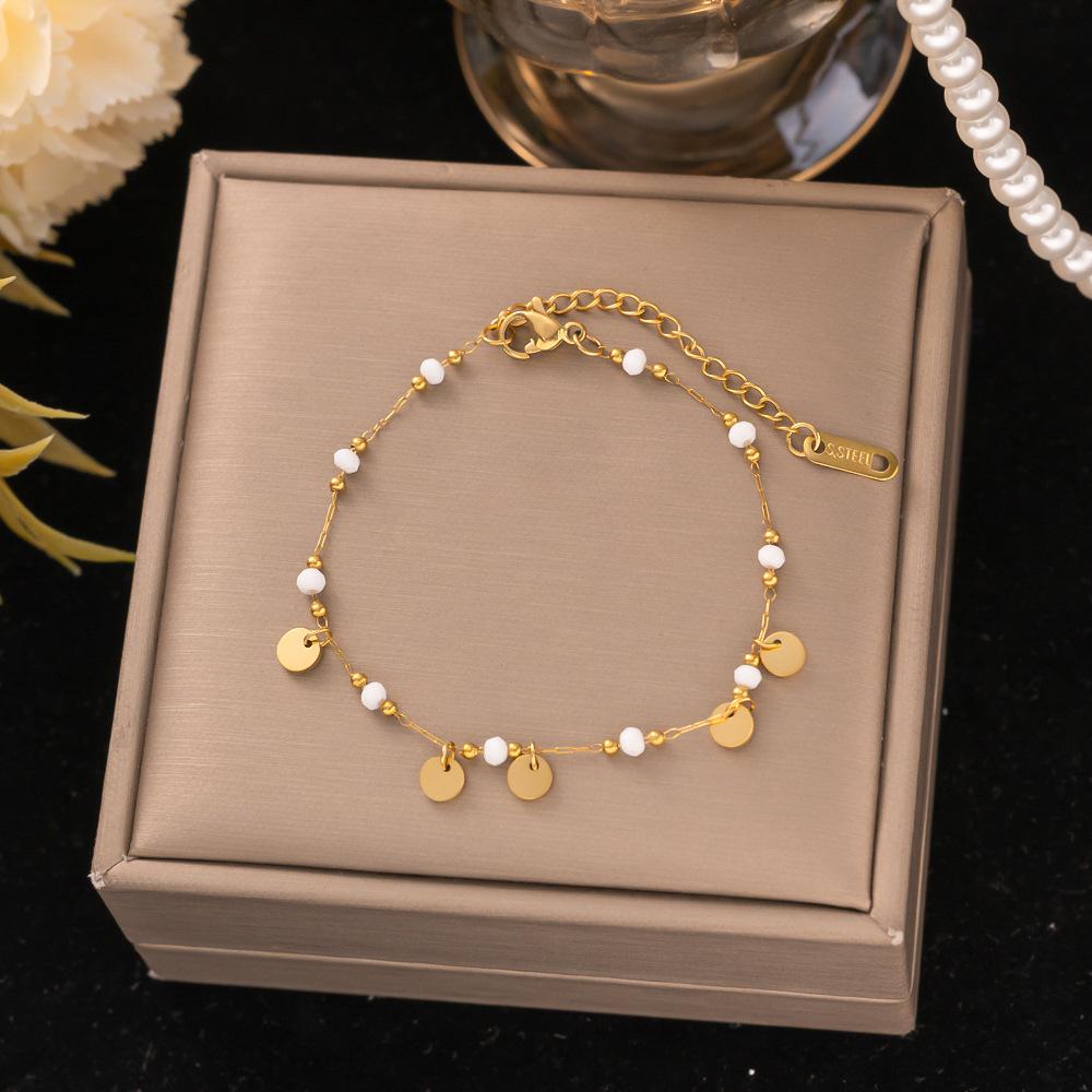 Fashion Titanium Steel Bracelet Never Fade Elegant Durable Jewelry for Women Men Unisex