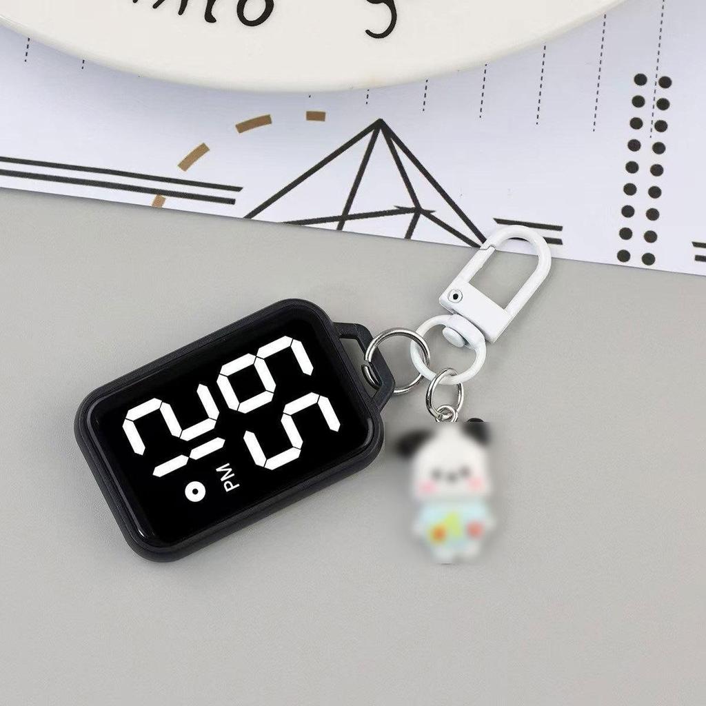 Student's Waterproof Digital Display Keychain Watch - Portable and Ideal for Exams.