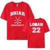 Summer Graham 44 22 Design Tshirts Off Campus TV Series Tshirt Cotton Comfortable Female Tees Loose Fashion Oneck Unisex Tees