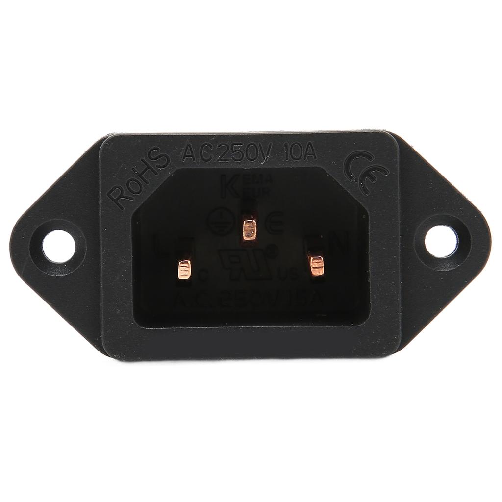 Monosaudio IB70(C) Pure Copper IEC Female Power Socket Panel Mount Plug Power Connector Tailstock 100‑250V