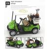 1 36 Scale Golf Cart Model With Pull Back Action For Desktop Display And Collectible