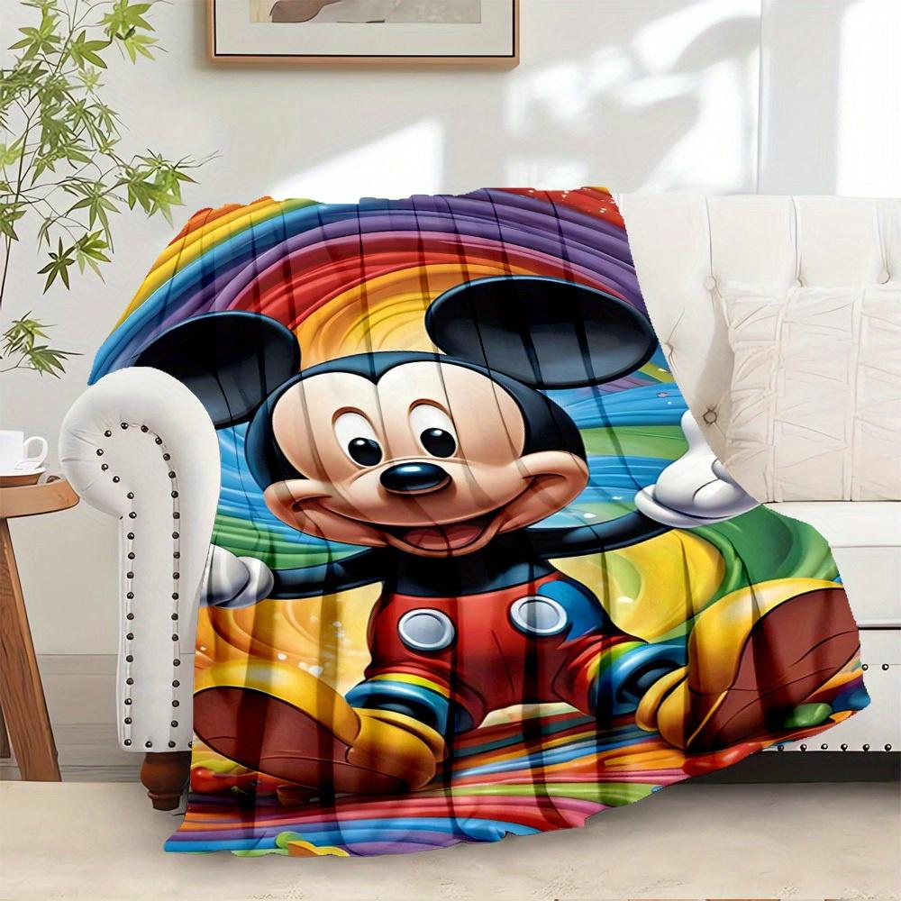 

1pc 1pc flannel cute Mickey and Minnie cartoon pattern small bed 75x90cm