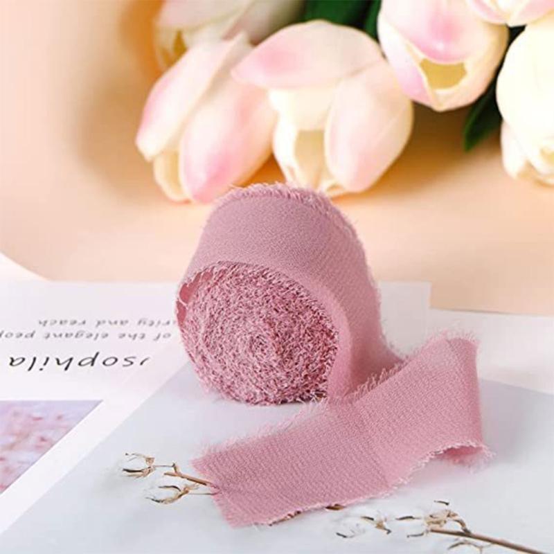 Colorful Ribbon for Wedding Invitations, Bridal Bouquets, Gifts Wrap DIY Crafts