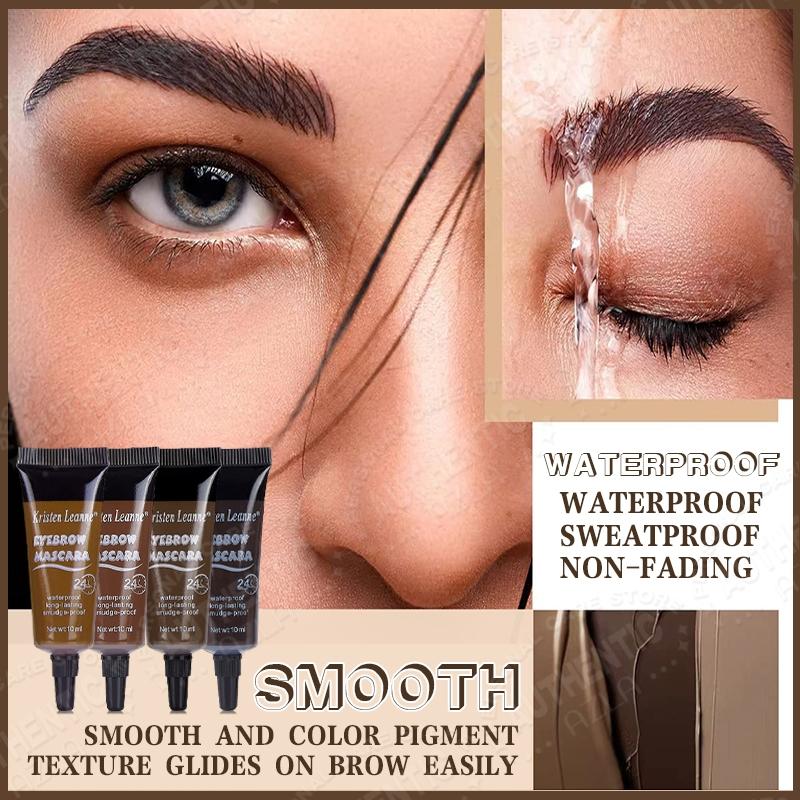 4 Colors Waterproof Shape Liquid Eyebrow Dye Natural Long Lasting Eyebrow Brow Gel Cream Makeup Color Cosmetic