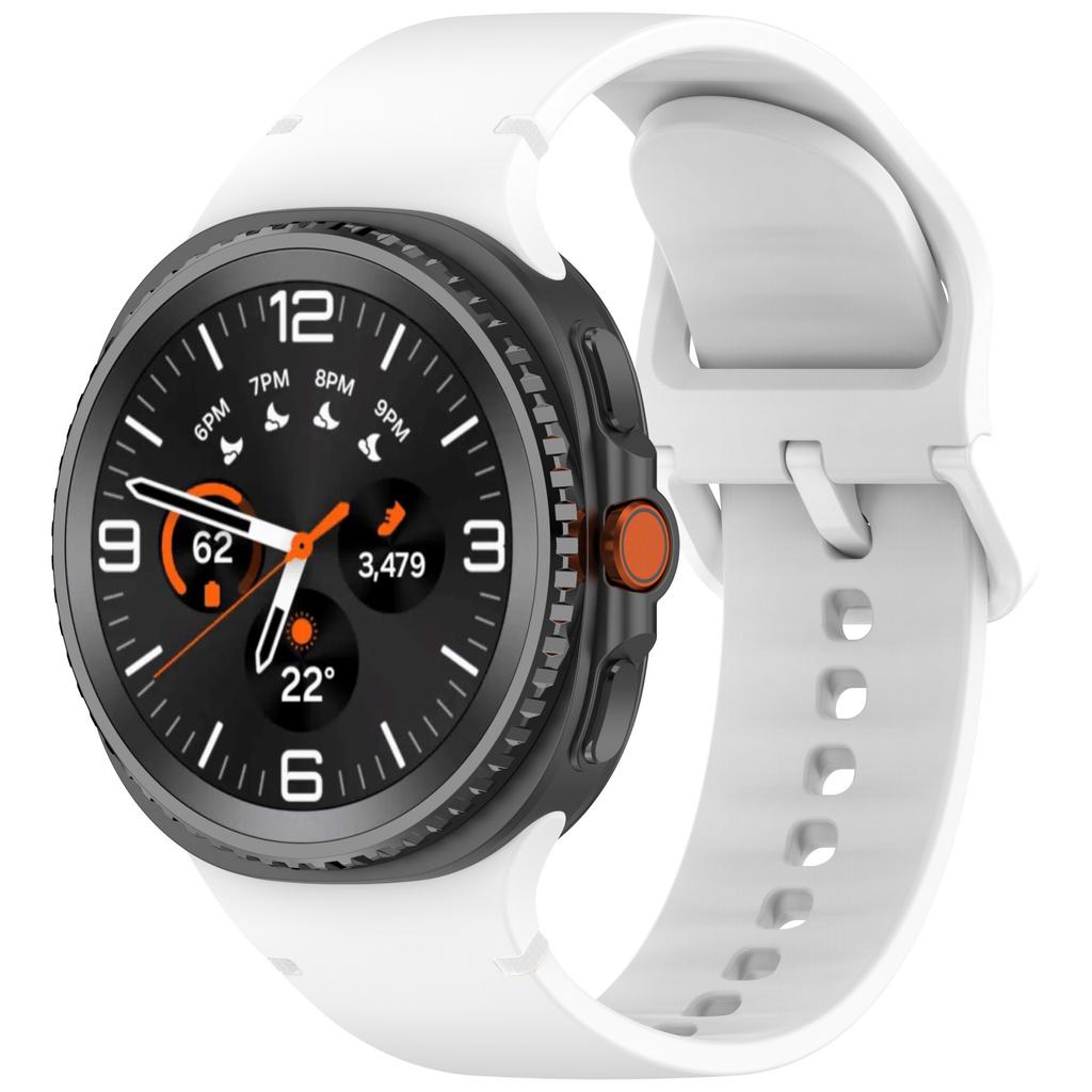 Sports Silicone Strap For Samsung Galaxy Watch 8 40mm 44mm Official Stitch Bracelet Wristband Galaxy Watch 8 Classic 46mm Correa
