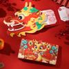 Cute Zodiac Dragon Red Envelope National Style Cartoon Red Bag Folding Red Packet  Festival Gift