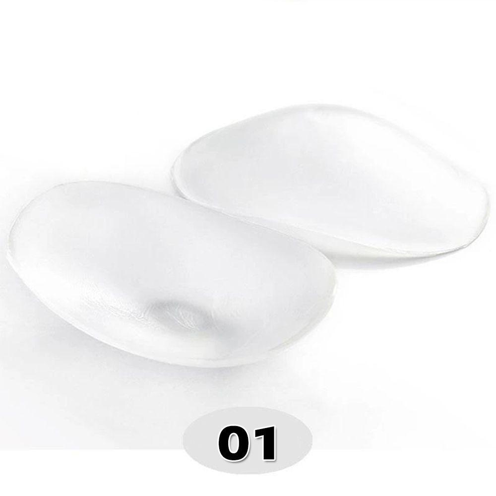2Pcs Hot Silicone Naturally Increased 2 IN Anti-Slip Shoulder Pads Invisible Soft