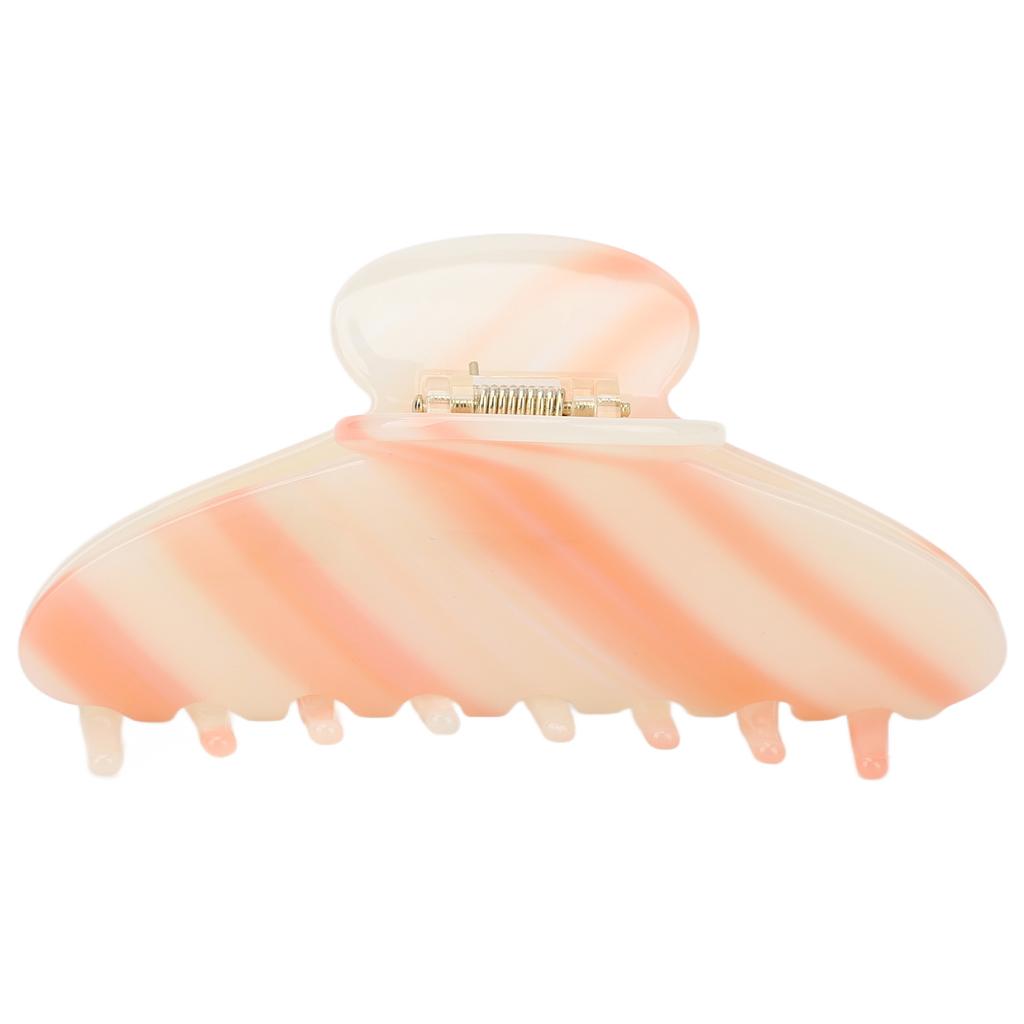 Hair Claw Clip Strong Hold Gradient Color Fashionable Hair Claw Clip for Women Girl Medium Size Orange White