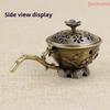 1PC Retro Plum Blossom Hollow Out Incense Stick Burner Zinc Alloy Small Craft Home Decor Plum Blossom Incense Burner With Handle