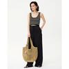 Daks Beige Raffia Twist Mesh ShouLder Bag L Dcba6e580i2