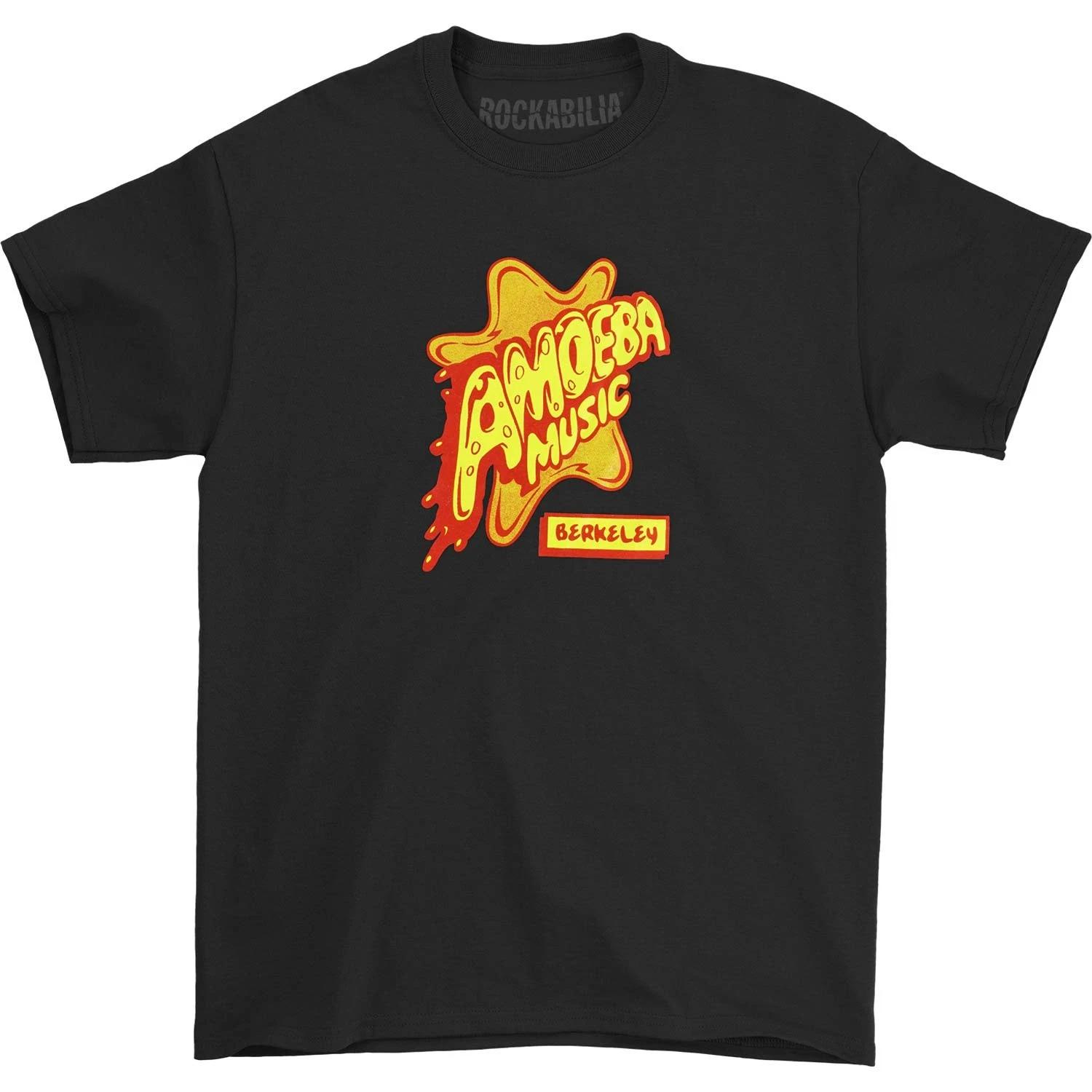 Men s Amoeba Music T-shirt Small Black M