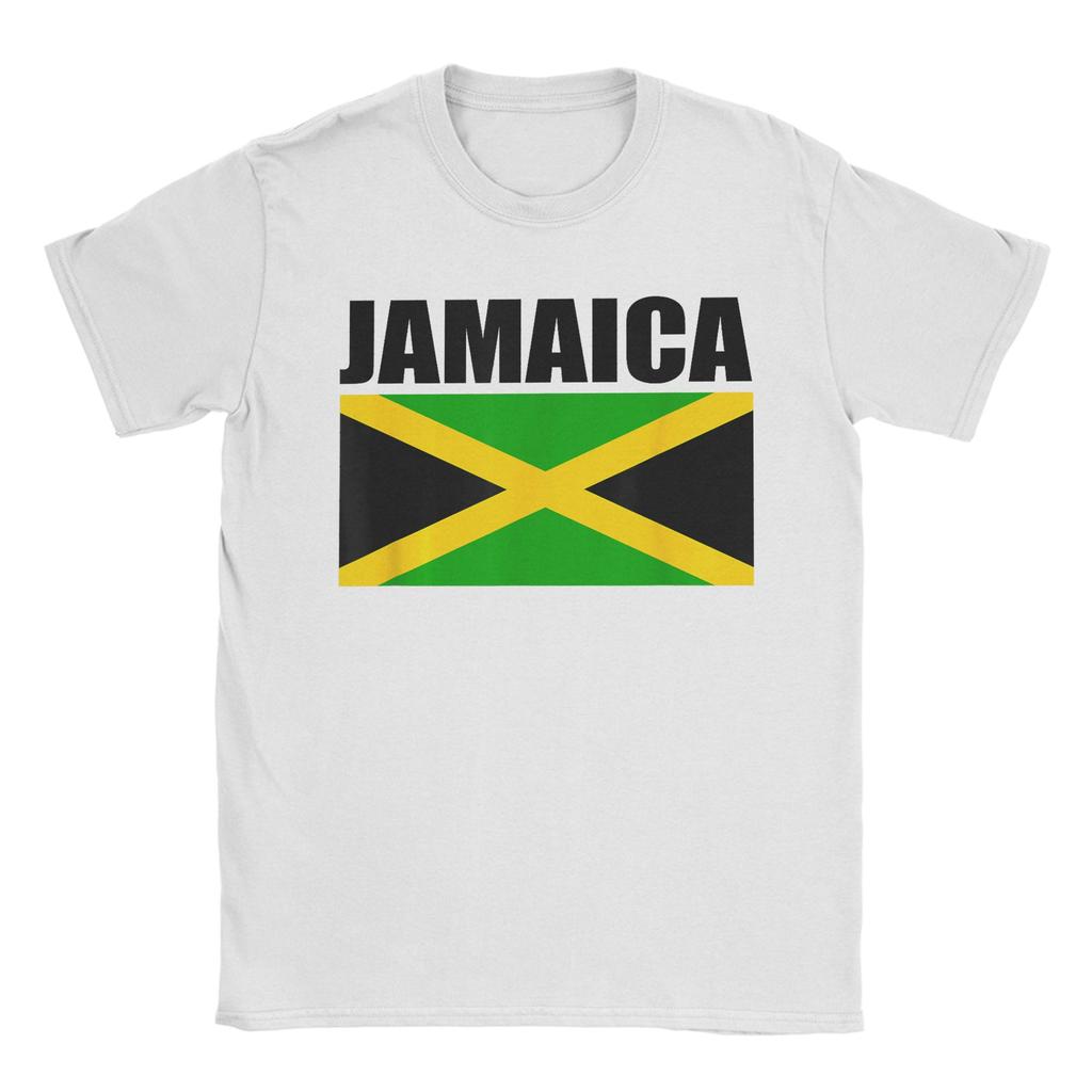 Jamaican Flag Love Jamaica T Shirt Unisex Y2K Casual Cotton TShirts Summer O Neck Hipster Tee Shirt Printed Oversized Clothes