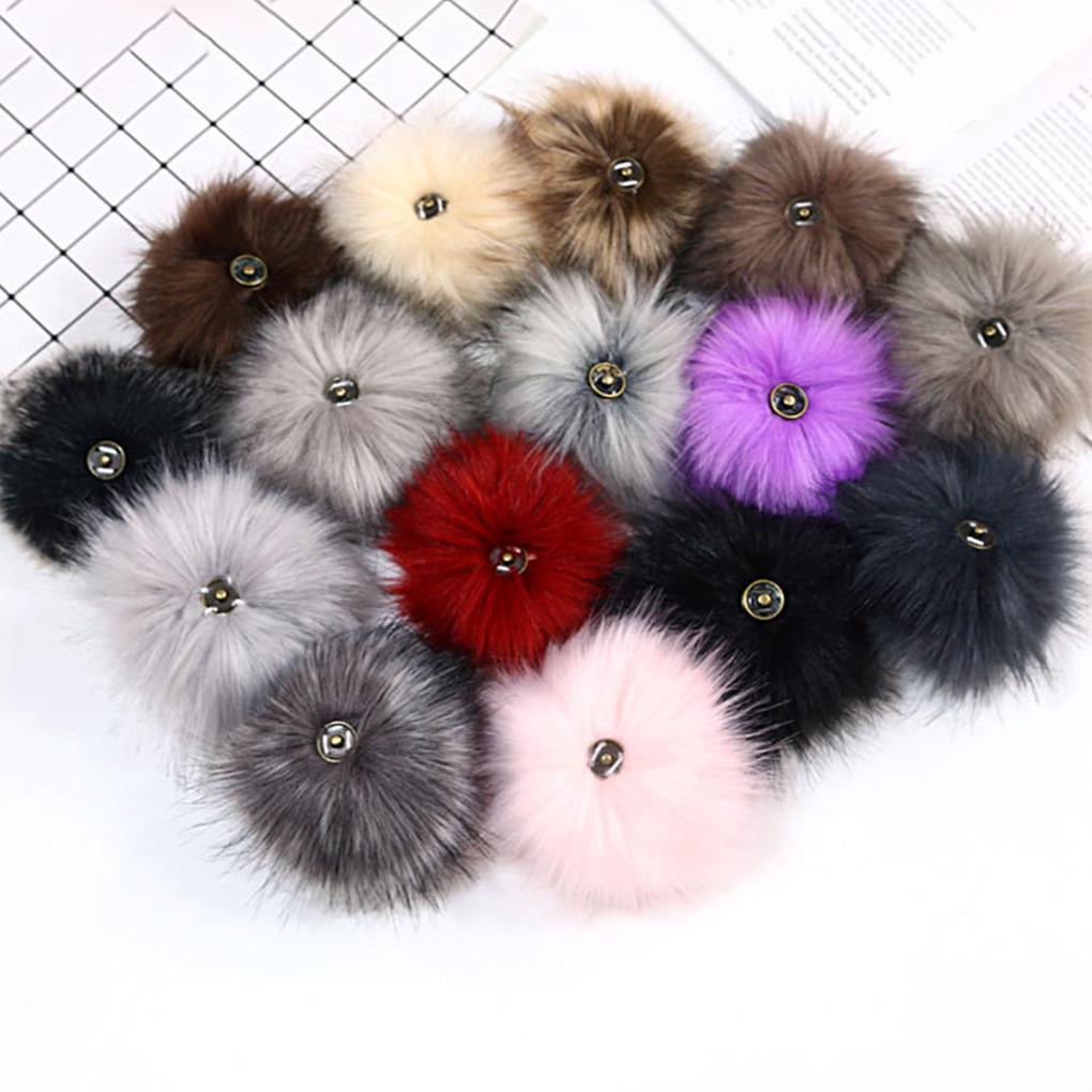 Weicher und kuscheliger Fell-Pompon Ball für vielseitige DIY-Bastelarbeiten Pompons Zubehör Pompon Ball Fell Pompon