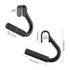 Durability Carbon Steel Workout Grips for Pull Up Rod and Push Up Exercises Antislip Rubber Enhances Grips Security