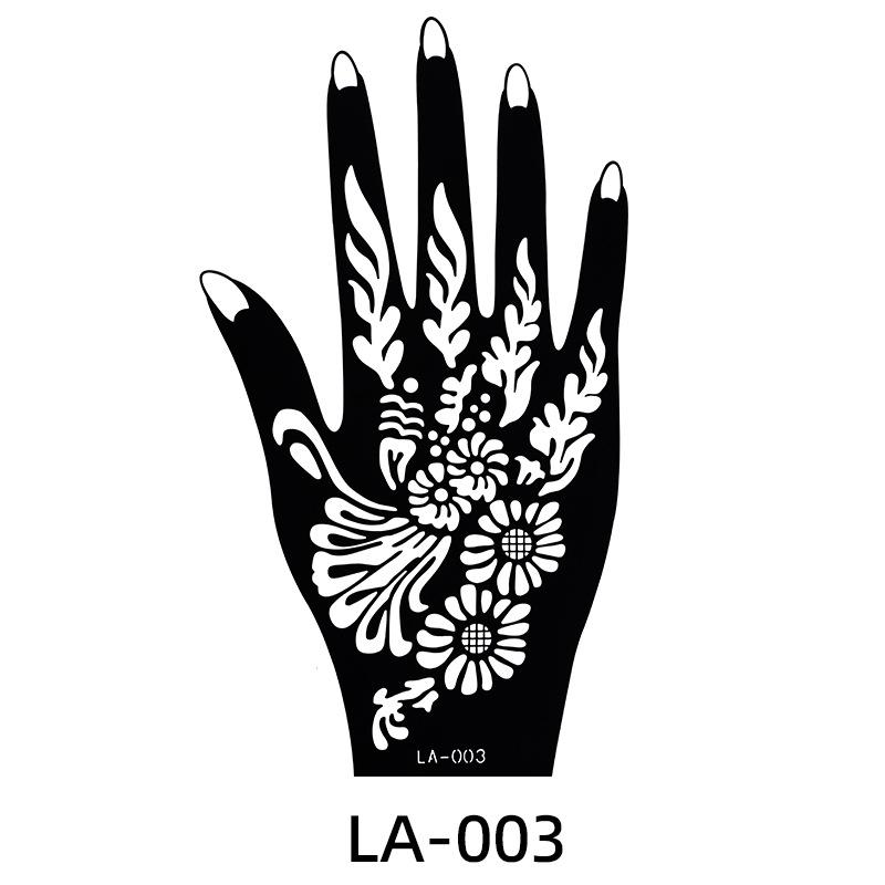 

Полая тату-наклейка водостойкая индийская хна шаблон тату ручная роспись DIY раскрашенная тату на руку 120 * 210Mm (die)