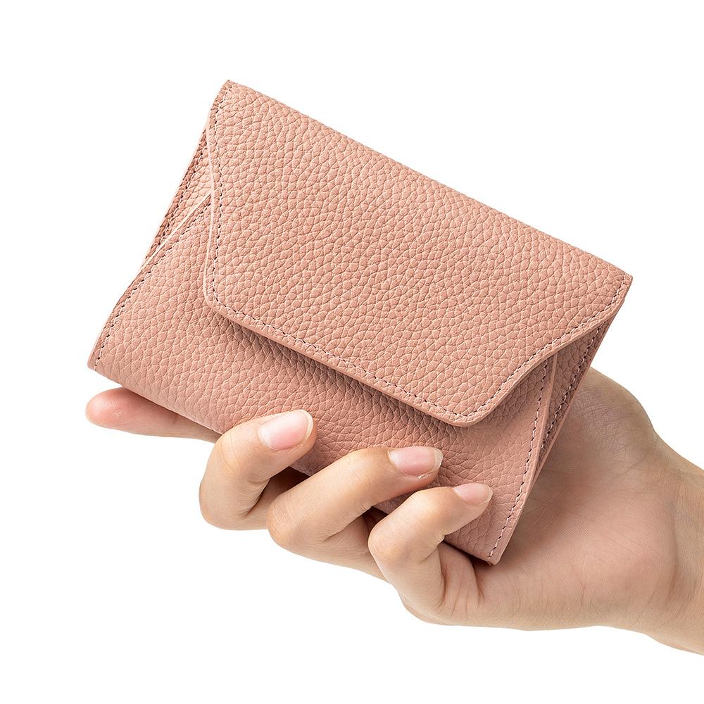 New fashionable ultra-thin change bag, first-layer cowhide simple creative card bag, coin bag, mini storage bag