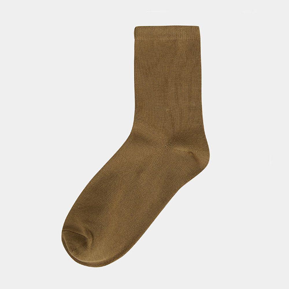Mango-Farbe Unifarbene Mittellange Socken HPAO5DA54W