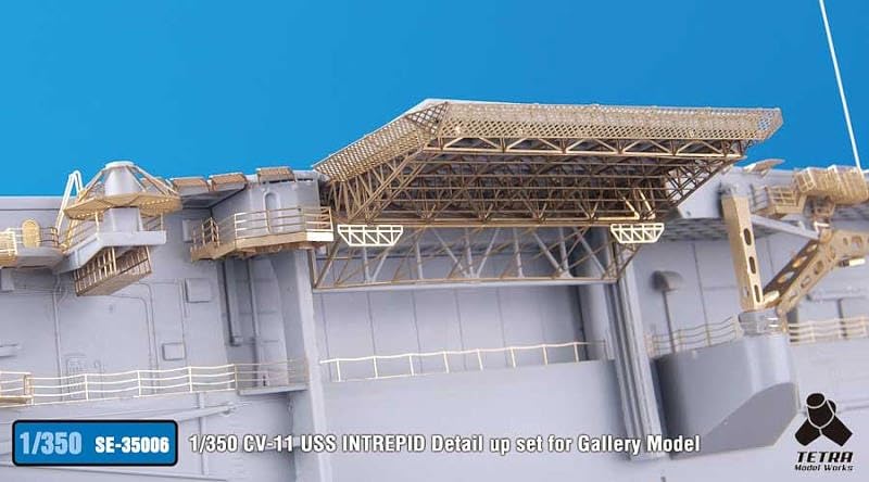 Tetra Model 1/350 SE Series US Aircraft Carrier Intrepid (GAMO) Plastic Model Parts SE3506