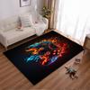 Illuminated Game Controller Carpet Suitable for Use As an Anti-slip Game Mat for Living Room and Bedroom Sofas