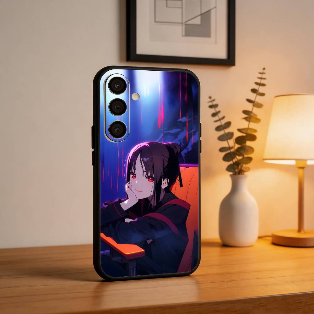 S-Shinomiya K-Kaguya Phone Case For Samsung A73,72,71,A52,51,40,41,A22,A32,31,A13, Soft Black Shell