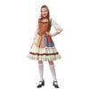 New Adult Female Halloween Little Red Riding Hood Costume Pastoral Manor Farm Maid Dress Set