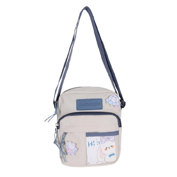 Cute and Practical Crossbody Bag Japanese Aesthetic Durable Nylon Shoulder Bags