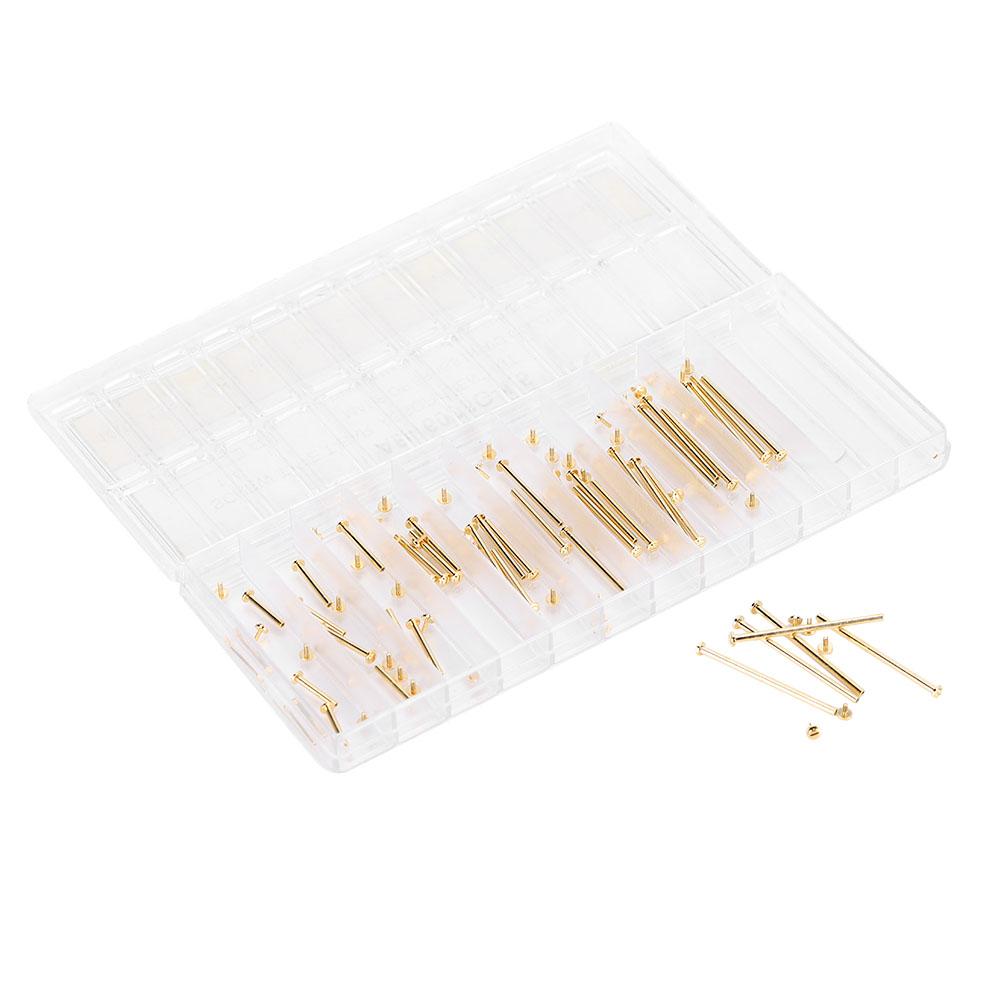 Pino de Mola Tipo Parafuso Aço Inoxidável Pino de Mola Ferramentas de Reparo de Relógio AcessórioAB?6036