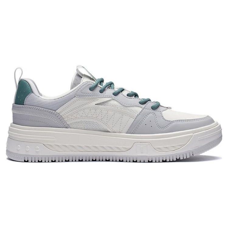 Li Ning Xing Chuan V2 Non-Slip Wear-Resistant Low-Top Skate Shoes Light Smoke Gray Beige Men Skate Shoes AGCT143-2