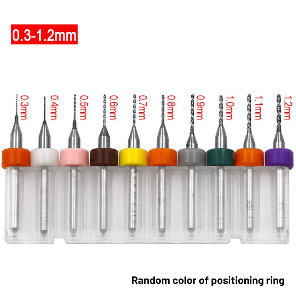 0.3-1.2MM PCB Drill Bit 10 Pcs/set Accessories Drill Bits