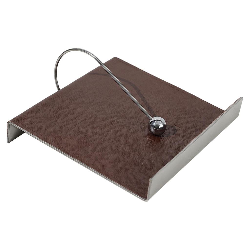 Paper Napkin Holders Rack Stainless Steel Letters Square Paper Napkin Holder for Hotel Dining Room Picnics Sample Room Kitchens