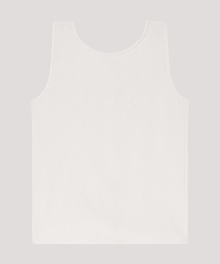 Deolil Button Sleeveless Knit_Ivory