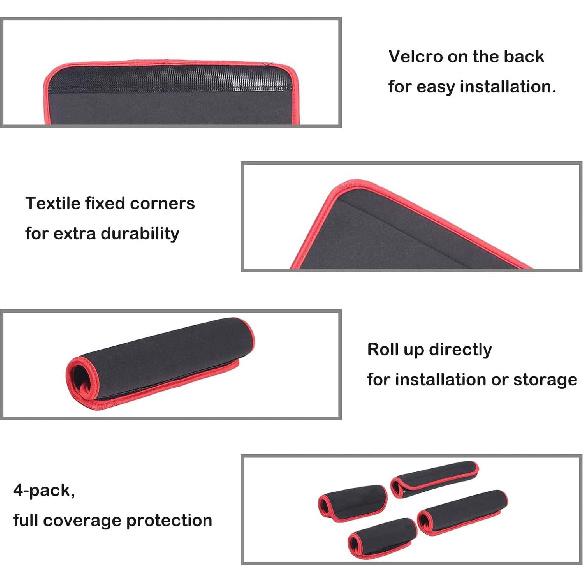 Auto Sicherheits Türgriffabdeckung Passend für Toyot@ Sienna 2021-2023 Auto Innen Türverkleidung Ziehgriff Zierleiste Abdeckung Hülse Schutz Türgriff Armlehnenabdeckung