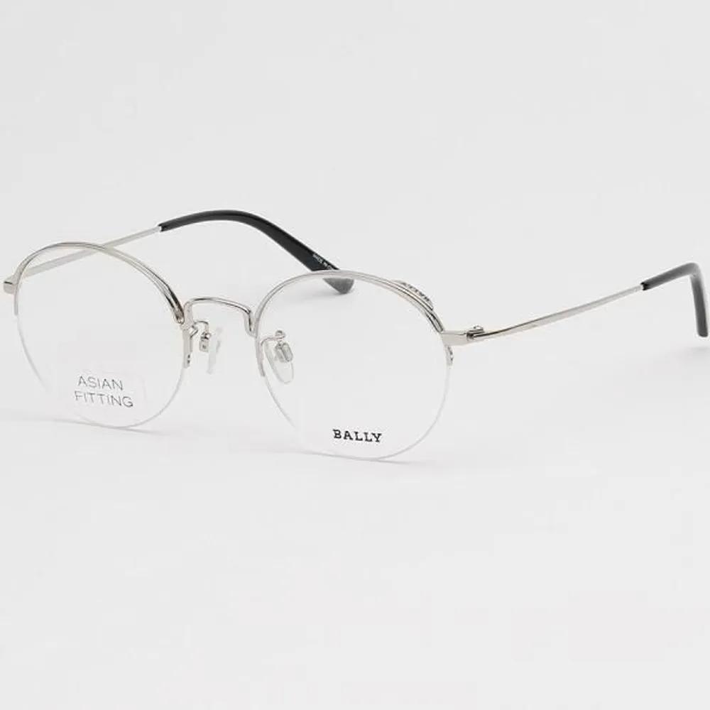 [Bally] Eyeglass Frames BY5009H 016 Semi-rimless Round Metal