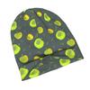 2D Flat Printing Watercolor, Bright Apples Seamless Pattern Daily Style Knit Hat for Adults Perfect for Weekend Errands Quick Meetups or Everyday City