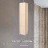Paper Floor Lamp Shade Replacement Japanese Inspired Foldable Lightweight Lampshade for Floor Lamps Creates Cozy Atmosphere