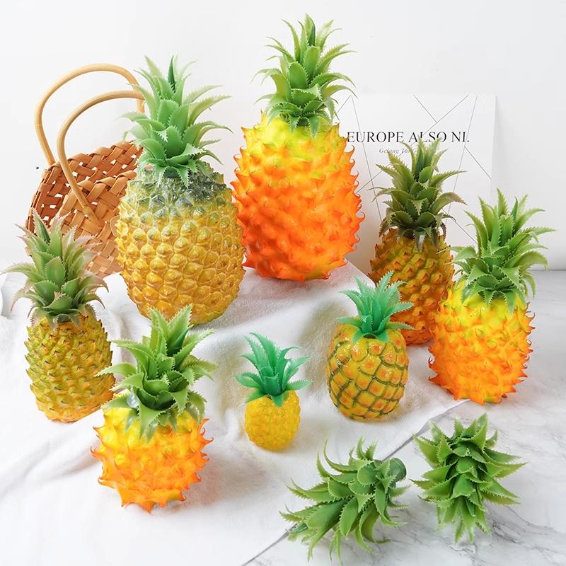 Festive Party Supplies Artificial Decorations Fruits Simulation Pineapple Model Decoration Plastic Crafts Fake Fruit Props
