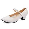 Latin Dance Shoes Lady Closed Toe Salsa Pumps Low Heels Sandals Ballroom Dancing Shoes for Women Zapatos Mujer