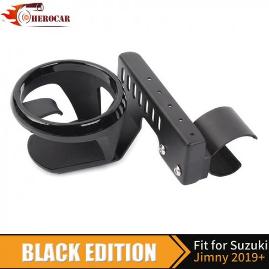 Black Passenger Dash Mount Phone Cup Holder Bracket Trim for Suzuki Jimny +