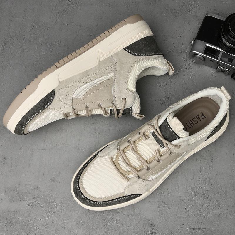 

Мужская обувь 2025 года, летняя, новая, молодежная, для путешествий на открытом воздухе, для улицы, легкая, дышащая, дезодорирующая, усиливающая повседневную обувь для доски прилив 37 песочный