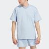 Adidas Originals Adicolor Contempo Tee With Trefoil Logo Men Tops Light-Pink Blue IB9469