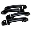 Car Exterior Left Right Front Rear Door Handle Trim Cover Glossy Black ABS Fit for Lexus GX 460 2010-2018   