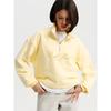 Half-zip Lapel Sweatshirt Versatile Fashionable Retro  Autumn and Winter Coat
